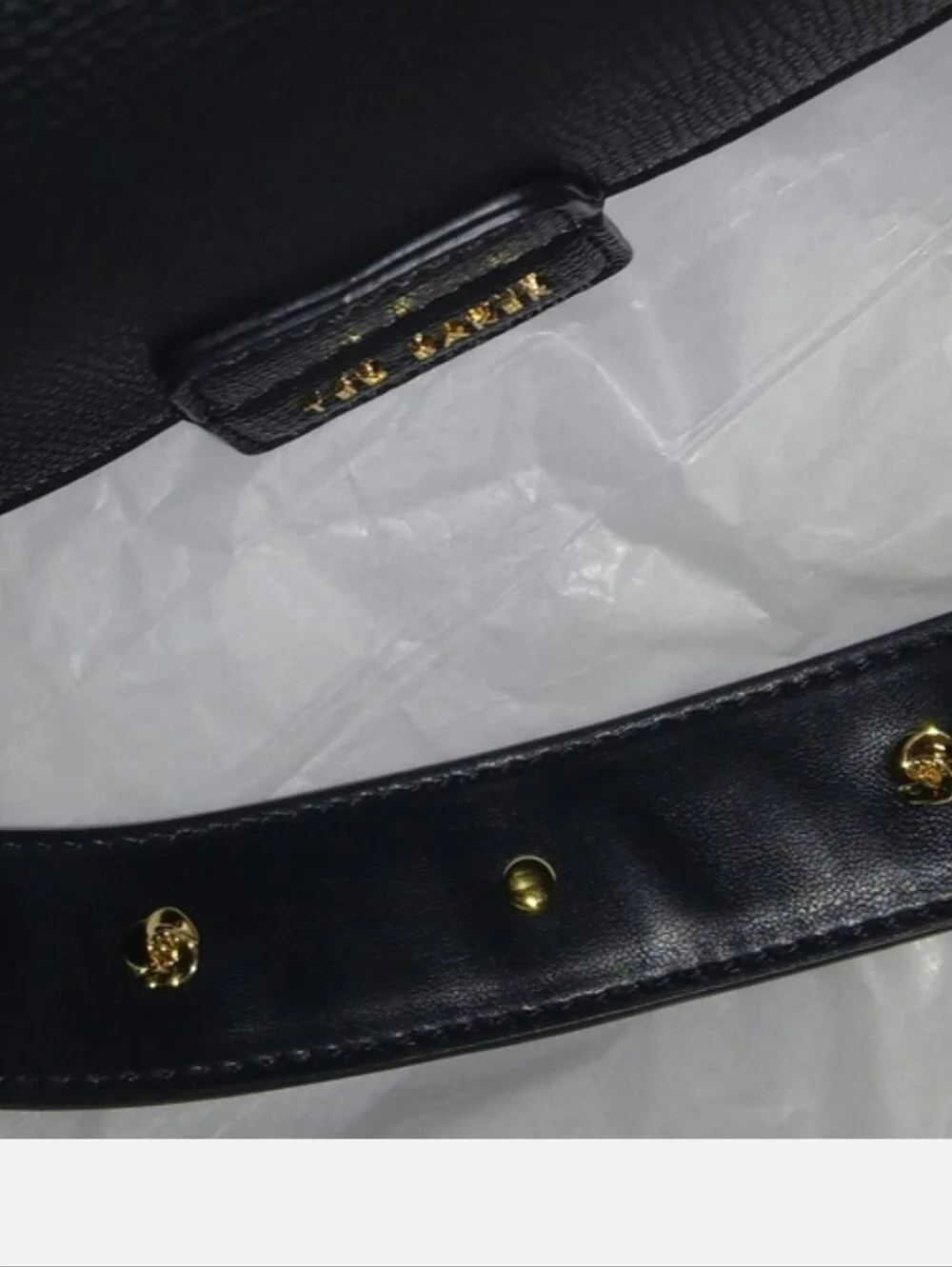 Ted Baker Embossed Logo Rory Crossbody/ Detachable Rosette Strap, Black